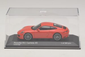 Porsche 911 991.2 Carrera 4S Oranssi Minichamps 1:43 410067241 Metalli — kuva 4 / 5