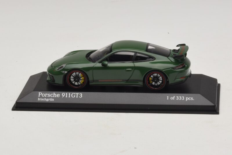 Porsche 911 991.2 GT3 Vihreä Minichamps 1:43 410066028 Metalli