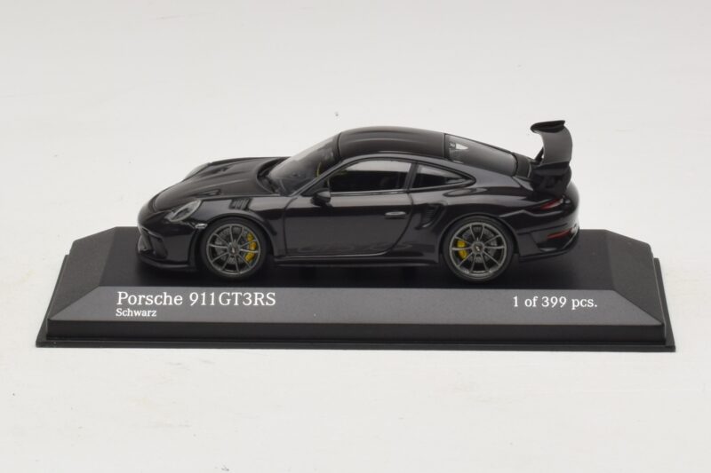 Porsche 911 991.2 GT3 RS Musta Minichamps 1:43 410067021 Metalli
