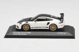 Porsche 911 991.2 GT3 RS Valkoinen Weissach Package Varustelulla Minichamps 1:43 410067022 Metalli