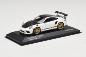 Porsche 911 991.2 GT3 RS Valkoinen Weissach Package Varustelulla Minichamps 1:43 410067022 Metalli — kuva 2 / 5