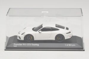 Porsche 911 991.2 GT3 Touring Valkoinen Minichamps 1:43 410067420 Metalli — kuva 4 / 5