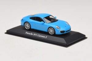 Porsche 911 991 Carrera S Sininen Maxichamps 1:43 940060220 Metalli — kuva 3 / 5