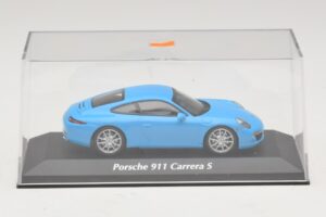 Porsche 911 991 Carrera S Sininen Maxichamps 1:43 940060220 Metalli — kuva 4 / 5
