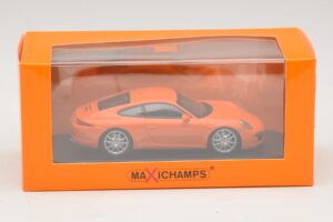 Porsche 911 991 Carrera S Oranssi Maxichamps 1:43 940060221 Metalli — kuva 5 / 5