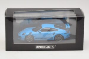 Porsche 911 991 GT3 RS Sininen Minichamps 1:43 410063222 Metalli — kuva 5 / 5