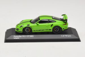 Porsche 911 991 GT3 RS Vihreä Minichamps 1:43 410063224 Metalli