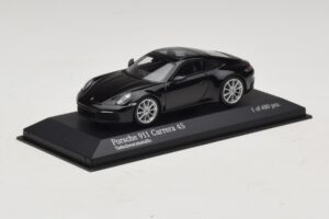 Porsche 911 992 Carrera 4S Musta Metallic Minichamps 1:43 410069320 Metalli — kuva 2 / 5