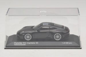 Porsche 911 992 Carrera 4S Musta Metallic Minichamps 1:43 410069320 Metalli — kuva 4 / 5