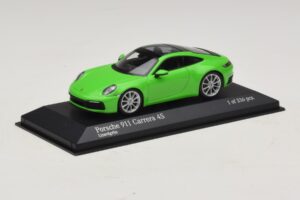 Porsche 911 992 Carrera 4S Vihreä Minichamps 1:43 410069322 Metalli — kuva 2 / 5