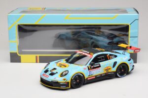 Porsche 911 992 Rally GT #1 C. Cherain / D. Withers Rallye de Wallonie 2025 IXO 1:18 18RMC254 Metalli — kuva 6 / 6