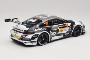 Porsche 911 992 Rally GT #17 C. De Cecco / J. Humblet Rallye de Wallonie 2025 IXO 1:18 18RMC255 Metalli — kuva 2 / 6