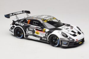 Porsche 911 992 Rally GT #17 C. De Cecco / J. Humblet Rallye de Wallonie 2025 IXO 1:18 18RMC255 Metalli — kuva 4 / 6