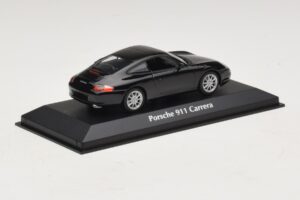 Porsche 911 996 Carrera Musta Maxichamps 1:43 940061020 Metalli — kuva 2 / 5