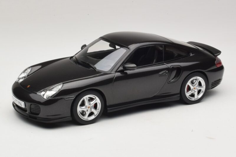 Porsche 911 996 Turbo Musta Metallinen KK-Scale 1:18 KKDC181472 Metalli