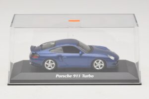 Porsche 911 996 Turbo Blue Metallic Maxichamps 1:43 940069301 Metalli — kuva 4 / 5