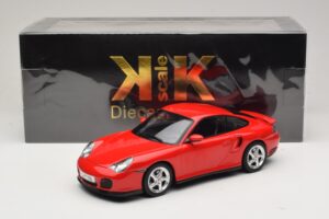 Porsche 911 996 Turbo Punainen KK-Scale 1:18 KKDC181474 Metalli — kuva 6 / 6