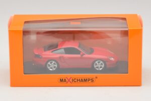 Porsche 911 996 Turbo Punainen Maxichamps 1:43 940069300 Metalli — kuva 5 / 5