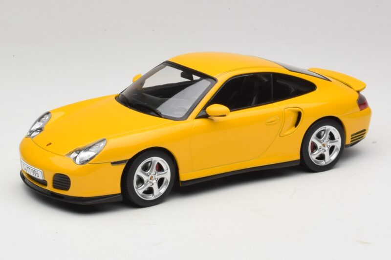 Porsche 911 996 Turbo Keltainen KK-Scale 1:18 KKDC181473 Metalli