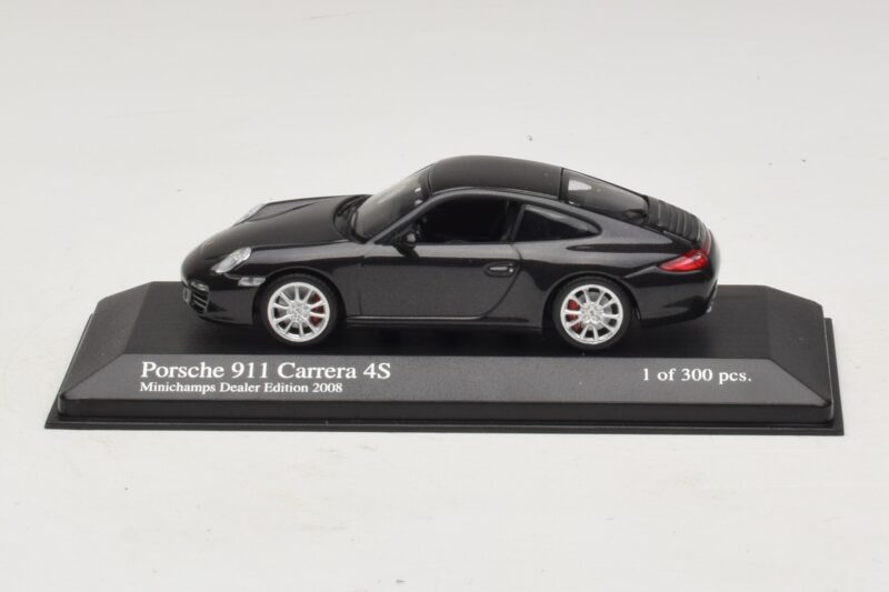Porsche 911 997 Carrera 4S Harmaa Metallic Minichamps 1:43 403066430 Metalli