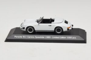 Porsche 911 G-Series Carrera Speedster Valkoinen Rajoitettu Erä Minichamps 1:43 MAP02002608 Metalli