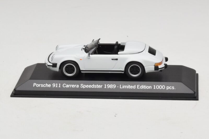 Porsche 911 G-Series Carrera Speedster Valkoinen Rajoitettu Erä Minichamps 1:43 MAP02002608 Metalli