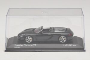 Porsche Carrera GT Musta Minichamps 1:43 430060230 Metalli — kuva 4 / 5