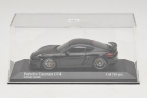 Porsche Cayman GT4 981 Black Metallic Minichamps 1:43 410066121 Metalli — kuva 4 / 5