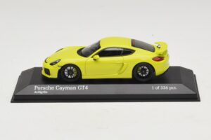 Porsche Cayman GT4 981 Vihreä Minichamps 1:43 410066122 Metalli