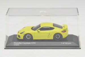 Porsche Cayman GT4 981 Vihreä Minichamps 1:43 410066122 Metalli — kuva 4 / 5