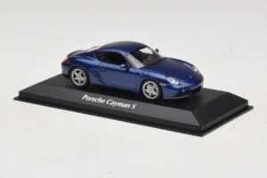 Porsche Cayman S 987 Sininen Metallic Maxichamps 1:43 940065621 Metalli — kuva 3 / 5
