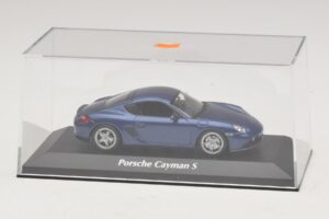 Porsche Cayman S 987 Sininen Metallic Maxichamps 1:43 940065621 Metalli — kuva 4 / 5