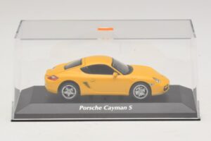 Porsche Cayman S 987 Keltainen Maxichamps 1:43 940065620 Metalli — kuva 4 / 5