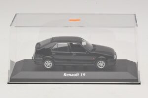Renault 19 Musta Maxichamps 1:43 940113701 Metalli — kuva 4 / 5