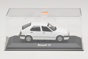 Renault 19 Valkoinen Maxichamps 1:43 940113700 Metalli — kuva 4 / 5