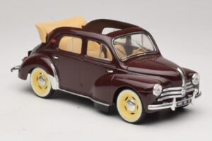Renault 4CV Kastanjanruskea Solido 1:18 8048 Metalli — kuva 4 / 6