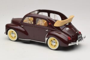 Renault 4CV Kastanjanruskea Solido 1:18 8048 Metalli — kuva 5 / 6