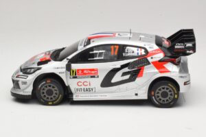 Toyota GR Yaris Rally1 #17 S. Ogier / V. Landais Rally Portugal Winner 2025 IXO 1:18 18RMC250A Metalli — kuva 3 / 6