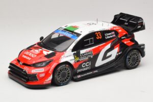 Toyota GR Yaris Rally1 #33 E. Evans / S. Martin Rally Monte Carlo 2026 IXO 1:18 18RMC269B Metalli