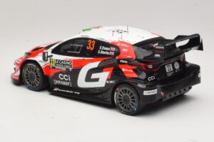 Toyota GR Yaris Rally1 #33 E. Evans / S. Martin Rally Monte Carlo 2026 IXO 1:18 18RMC269B Metalli — kuva 5 / 6