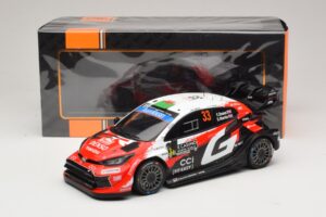 Toyota GR Yaris Rally1 #33 E. Evans / S. Martin Rally Monte Carlo 2026 IXO 1:18 18RMC269B Metalli — kuva 6 / 6