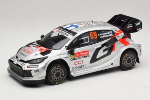 Toyota GR Yaris Rally1 #69 K. Rovanpera / J. Halttunen Rally Portugal 2025 IXO 1:18 18RMC250B Metalli