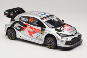 Toyota GR Yaris Rally1 #69 K. Rovanpera / J. Halttunen Rally Portugal 2025 IXO 1:18 18RMC250B Metalli — kuva 4 / 6