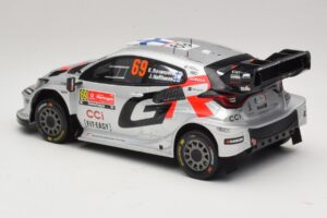 Toyota GR Yaris Rally1 #69 K. Rovanpera / J. Halttunen Rally Portugal 2025 IXO 1:18 18RMC250B Metalli — kuva 5 / 6