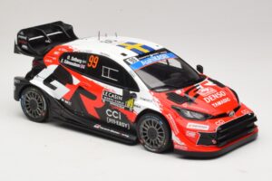 Toyota GR Yaris Rally1 #99 O. Solberg / E. Edmondson Rally Monte Carlo Winner 2026 IXO 1:18 18RMC269A Metalli — kuva 4 / 6