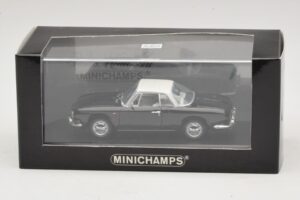 Volkswagen Karmann Ghia Musta valkoisella katolla Minichamps 1:43 430050224 Metalli — kuva 5 / 5