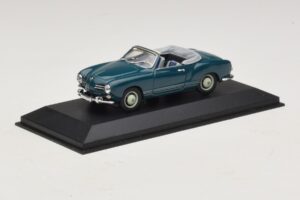 Volkswagen Karmann Ghia Avoauto Tummansininen Minichamps 1:43 GHIA001 Metalli — kuva 2 / 5