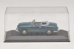 Volkswagen Karmann Ghia Avoauto Tummansininen Minichamps 1:43 GHIA001 Metalli — kuva 4 / 5