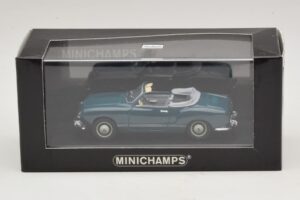 Volkswagen Karmann Ghia Avoauto Tummansininen Minichamps 1:43 GHIA001 Metalli — kuva 5 / 5