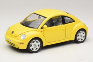 Volkswagen New Beetle A4 Keltainen Bburago 1:18 3302 Metalli